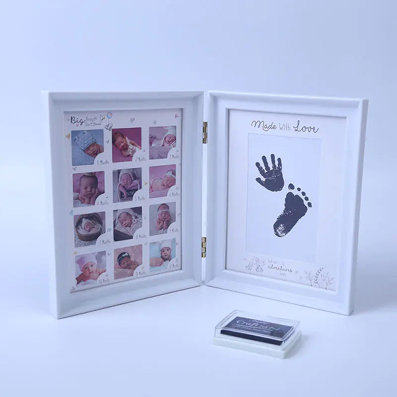 Baby Handprint and Footprint Photo Frame Kit