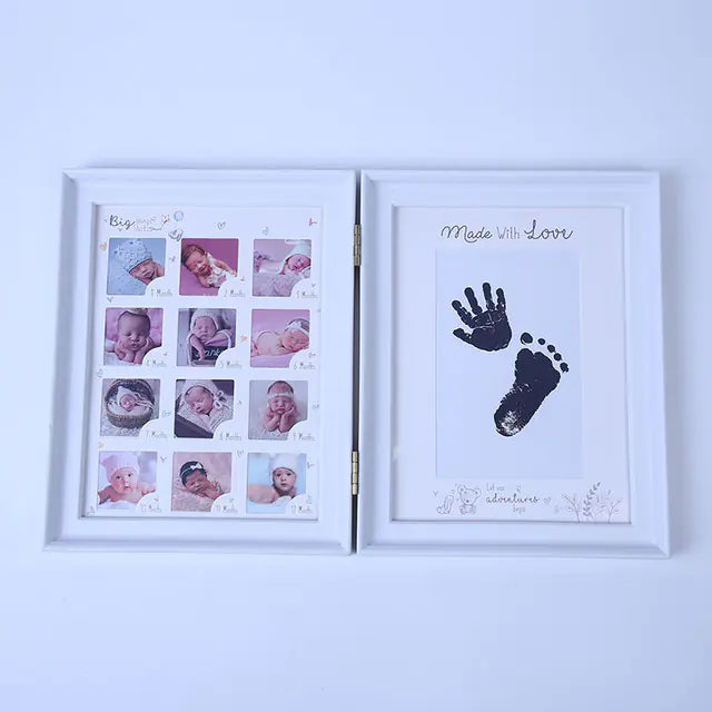 Baby Handprint and Footprint Photo Frame Kit