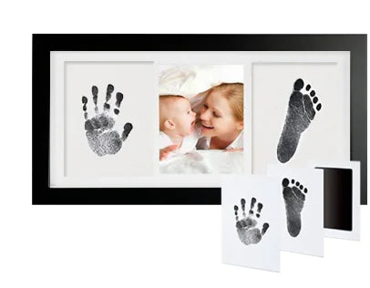 Baby Handprint and Footprint Kit with Frame (Single Item)