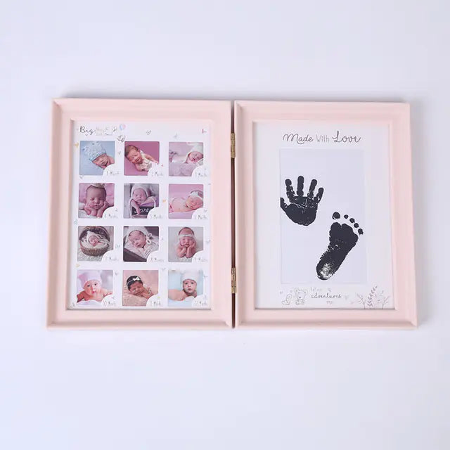 Baby Handprint and Footprint Photo Frame Kit
