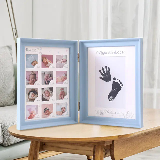 Baby Handprint and Footprint Photo Frame Kit