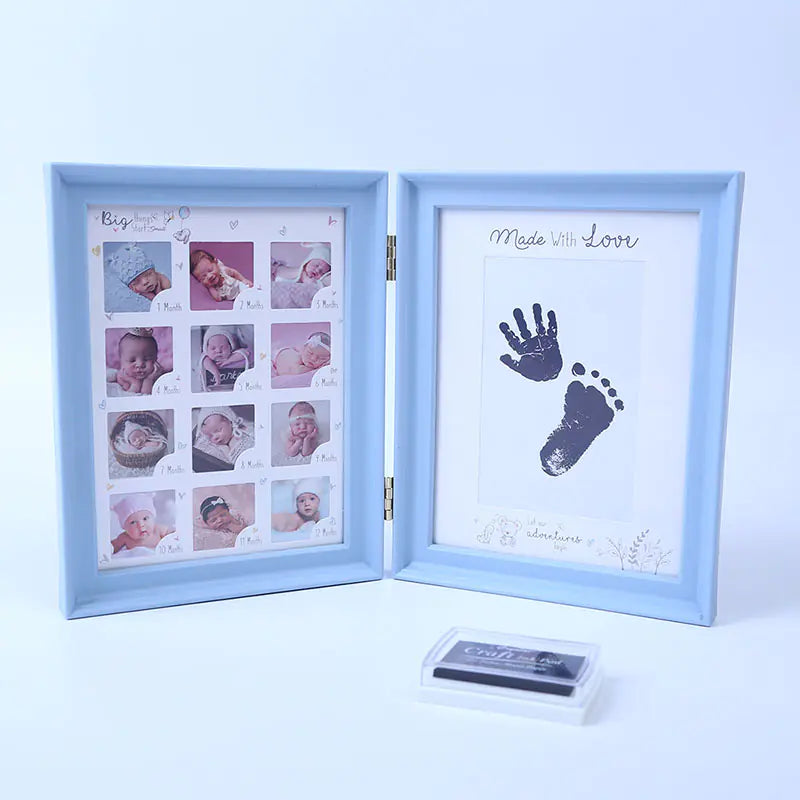 Baby Handprint and Footprint Photo Frame Kit